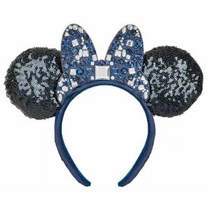 Minnie Mouse Sequin Ears Disneyland Anniversary